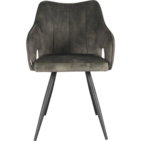 LABEL51 Eetkamerstoel Noud - Hunter - Velours