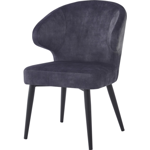 Livingfurn Donna Anthracite Velvet