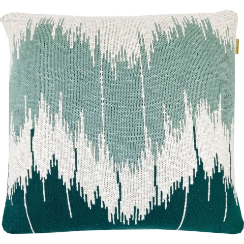 Malagoon Wave Sierkussen 50 x 50 cm - Groen