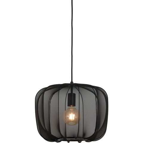 Light & Living Plumeria Hanglamp - H 30 x Ø 40 cm - Zwart