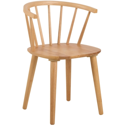 Hjem Interiors Odin Eiken Eetkamerstoel met Armleuning set van 2