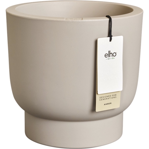 Elho Amber Grail 30 - Balanced beige - L 30 x B x H 28 cm - Binnen en Buiten - 100% gerecycled