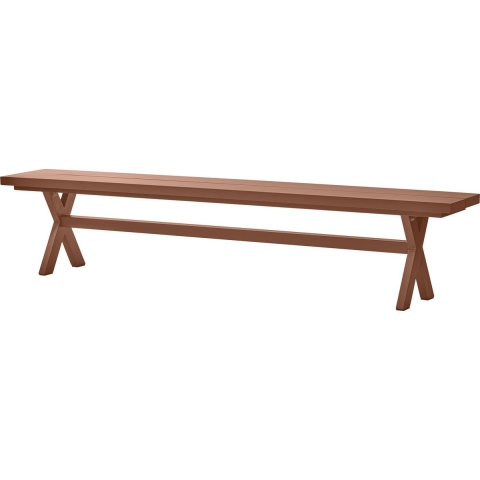 Exotan Delta Picknickbank - Aluminium - Terra