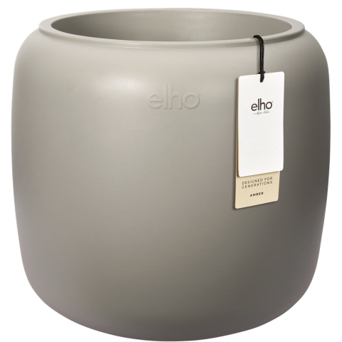 Elho Amber Beads Small 40 - Balanced beige - L 39 x B x H 35 cm - Binnen en Buiten - 100% gerecycled