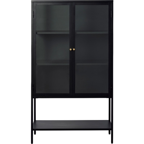 by fonQ Fort Vitrinekast - H 160 cm - Zwart