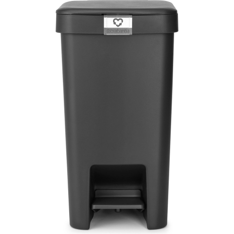 Brabantia StepUp Pedaalemmer - 16 L - Dark Grey