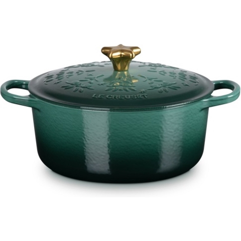 Le Creuset Signature Kerst Braad/Stoofpan Ø 24 cm - Artichaut