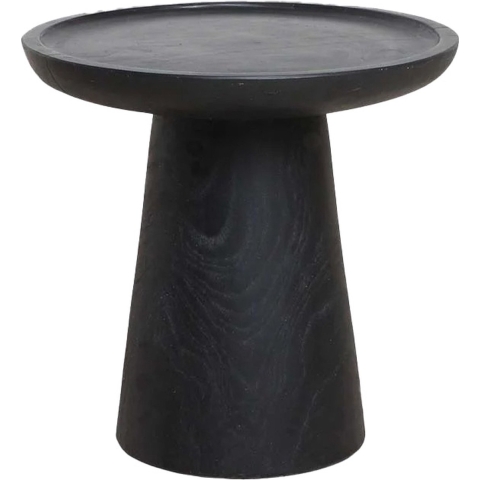 Raw Materials Nero side table Dusk