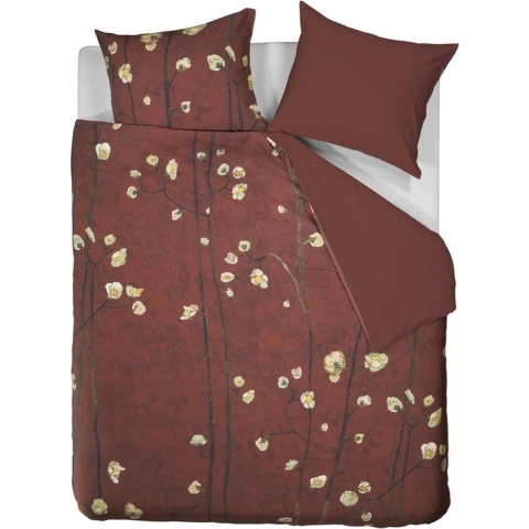 Beddinghouse x Van Gogh Plum Blossoms Dekbedovertrek 200 x 200/220 cm - Rood