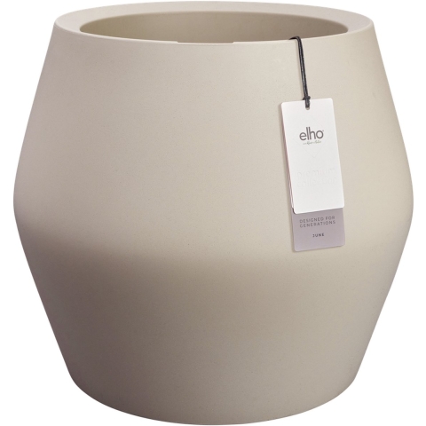 Elho June Split Low 46 - Balanced beige - Ø 46 x H 42 cm - Binnen en Buiten - 100% gerecycled