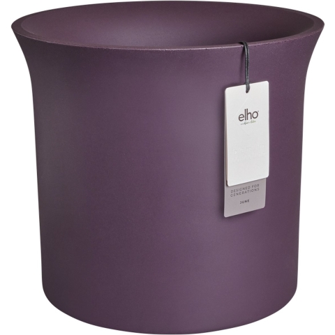 Elho June Tulip 47 - Vintage plum - Ø 47 x H 43 cm - Binnen en Buiten - 100% gerecycled