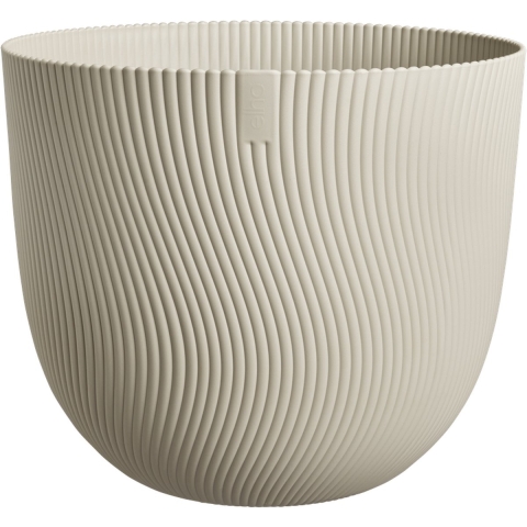 Elho Sereh Rond - Beige - Ø 47 x H 40 cm - Binnen en Buiten - 100% gerecycled