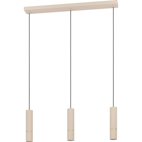 EGLO Caminia Hanglamp - GU10 - 77 cm - Zandkleur|Beige|Goud