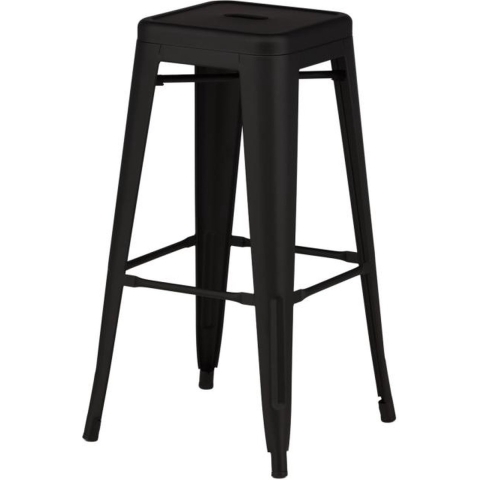 Svea - Metpe barkruk 76 cm - zwart