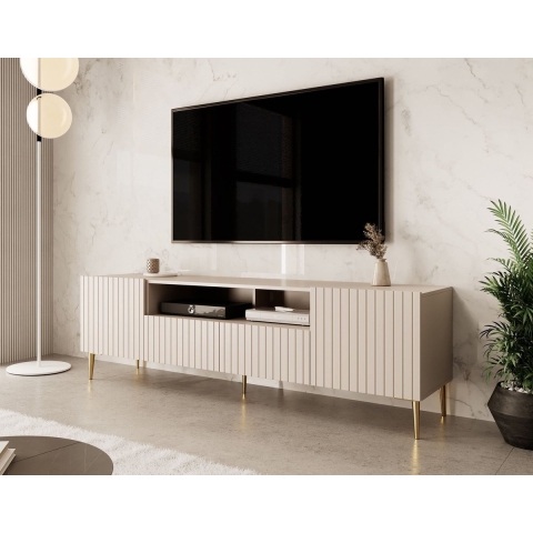 Meubella TV-Meubel King - Beige - 180 cm