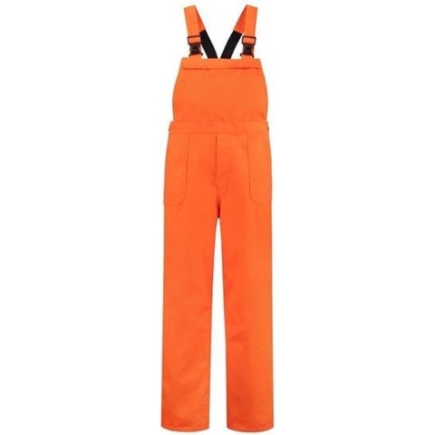 Carnaval verkleed tuinbroek voor volwassenen - oranje - werk overall XL (42/54) -