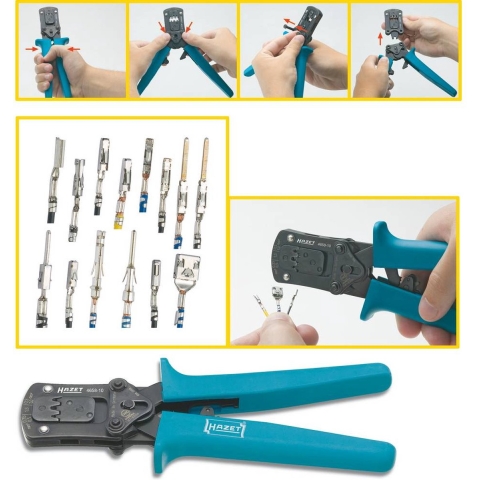 HAZET Crimp-tang 4658-10 · Lengte: 150 mm
