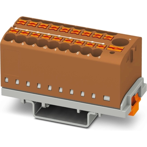 Phoenix Contact 3273120 Verdeelblok 28.6 mm Spanveer Bruin 8 stuk(s)
