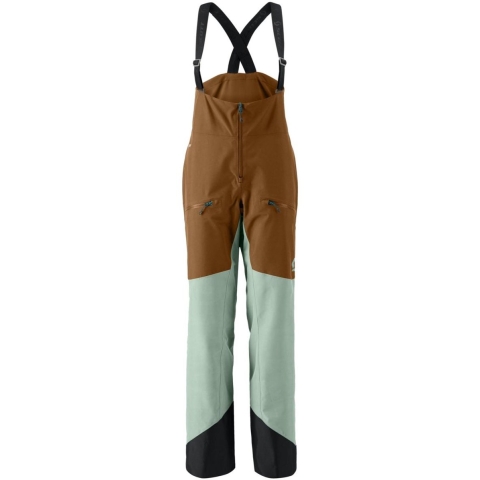 Scott Vertic GORE-TEX 2-laags skibroek dames bruin/groen, M