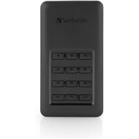 Verbatim Store n Go Secure Portable SSD 256 GB Externe SSD harde schijf USB-A 3.2 Gen 2 Zwart 53402