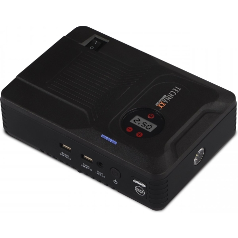 Technaxx Snelstartsysteem TX-219 5031 Starthulpstroom: 350 A Werklamp, Elektronische bescherming, Laadtoestandweergave, SOS signaallamp, 2x USB-contact,