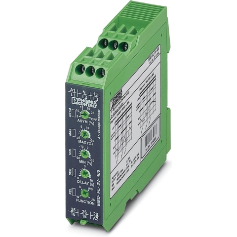 Phoenix Contact EMD-FL-3V-400 Bewakingsrelais 2x wisselcontact 1 stuk(s)