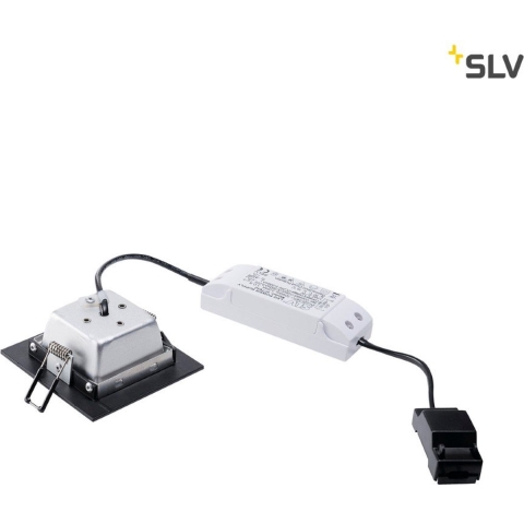 SLV 112720 Frame Basic LED-inbouwlamp LED LED vast ingebouwd 9.4 W Zwart (mat)