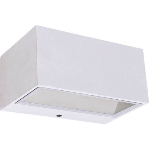 ECO-Light Gemini 1891S WH LED-buitenlamp (wand) LED LED vast ingebouwd 9 W Wit