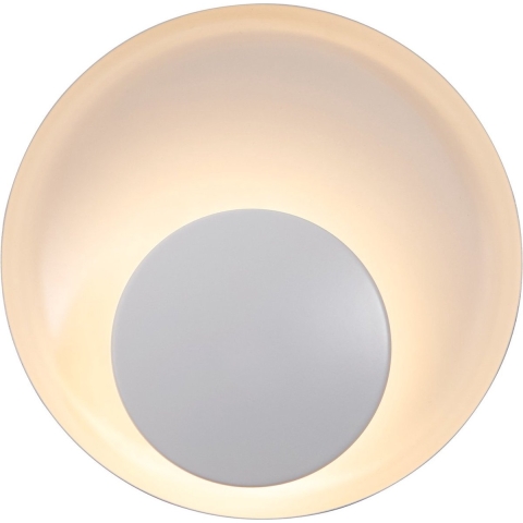 Nordlux Marsi Wandlamp - Ø 21 cm - Wit