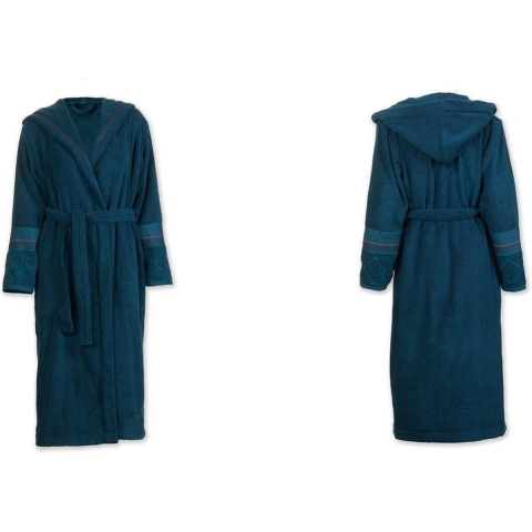 Pip Studio badjas Soft Zellige dark blue