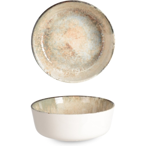 Rinart Kommetje - Obvara - Porselein - 13 cm (330cc) - set van 6