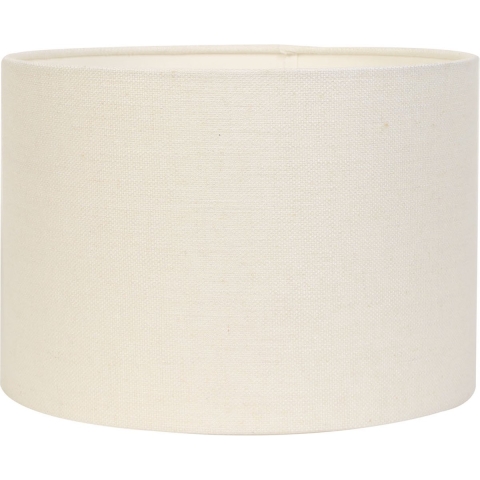 Light & Living Cilinder Lampenkap Livigno - Eiwit - Ø40x30cm