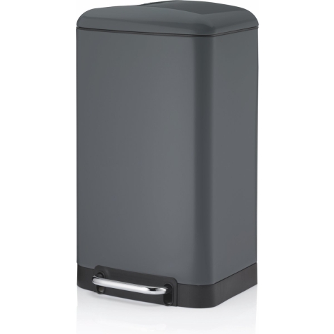 Kela Davino Pedaalemmer Silent Close 30 L - Donkergrijs