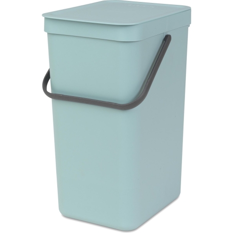 Brabantia Sort & Go Afvalemmer / Opberger 16 L - Lichtblauw