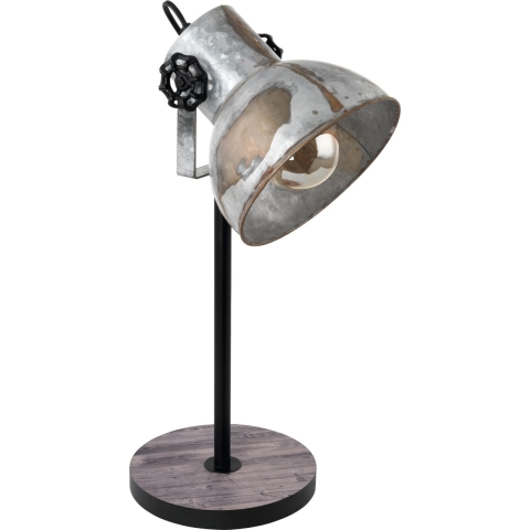 EGLO Barnstaple Tafellamp - E27 - 40 cm - Bruin|Zwart