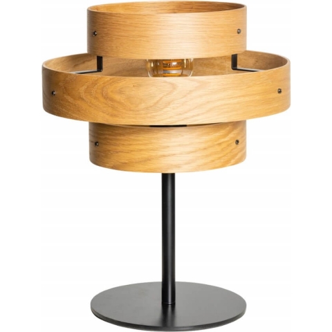 ETH Oaknut - Tafellamp - Hout - 3 Rings