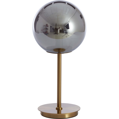 Light & Living Light&living Tafellamp Ø20x43 cm MEDINA glas smoke+goud