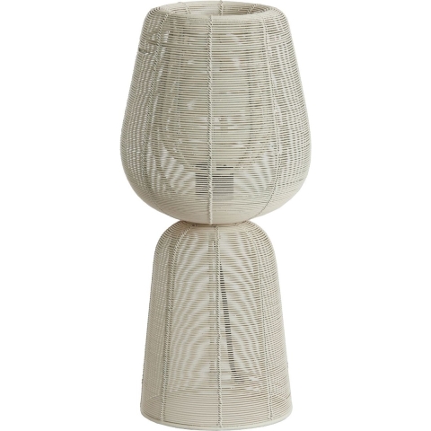 Light & Living Tafellamp Aboso - Wit - Ø18cm