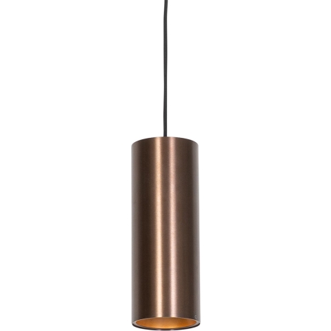 QAZQA Design hanglamp donkerbrons - Tubo