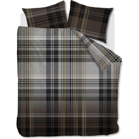 Beddinghouse dekbedovertrek Hue brown - 1-persoons (140x200|220 cm