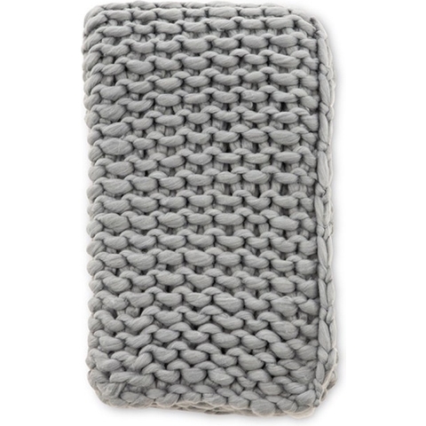 Nest living Verena plaid grijs - 170 x 130 cm