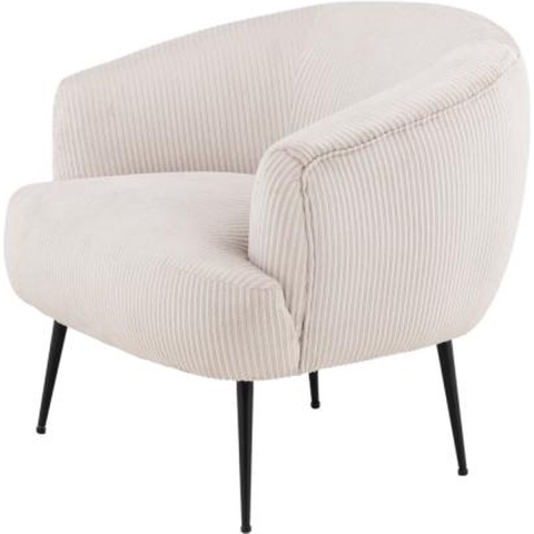Svea - Vona fauteuil - ribstof - beige