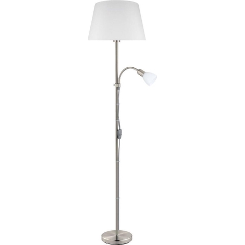 EGLO Conesa Vloerlamp - E27|E14 - 170 cm - Grijs|Wit