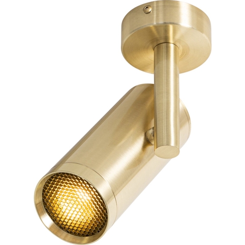 QAZQA Design spot goud verstelbaar - Scopio Honey