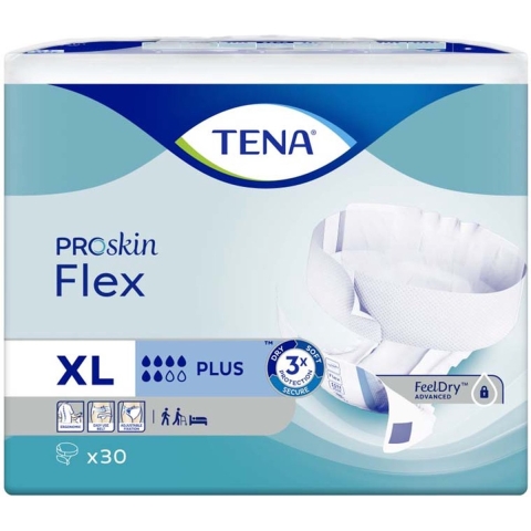 Tena ProSkin Flex Plus Extra Large | 30 stuks