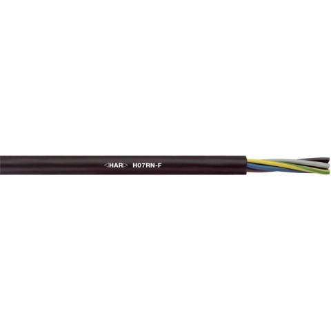 LAPP 16001313/50 Aansluitkabel H07RN-F 5 x 6 mm² Zwart 50 m