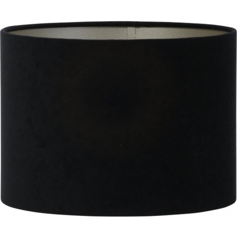Light&living Kap cilinder 20-20-15 cm VELOURS zwart-taupe