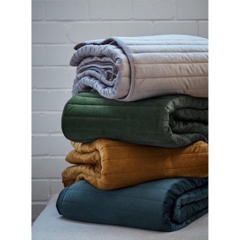 KAAT Amsterdam Confer Sprei 260 x 260 cm - Blauw