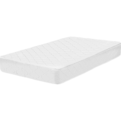Beliani - DUO - Pocketveringmatras - Wit - 80 x 200 cm - Polyester