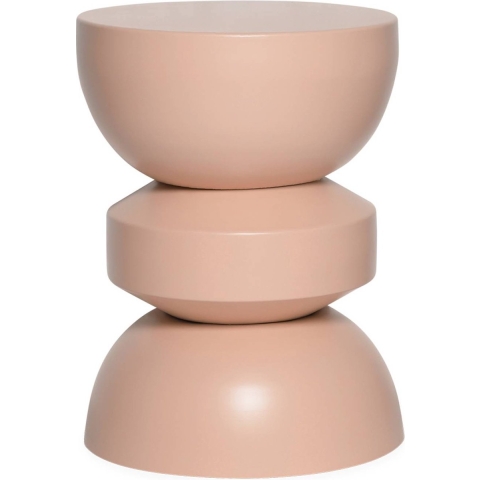 sweeek - Bijzettafel|metalen nachtkastje, Ø32 x H 44,5cm